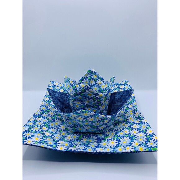 Microwave Bowl Cozy, Soup Bowl, Dinner & Pint Size, Reversible Gift Set of 3 - Picture 3 of 10